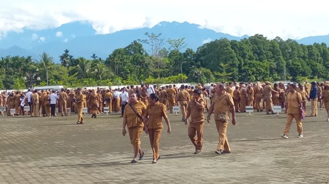 ASN di lingkungan Pemkab Mimika. (Foto: Papuaeksklusif.com)
